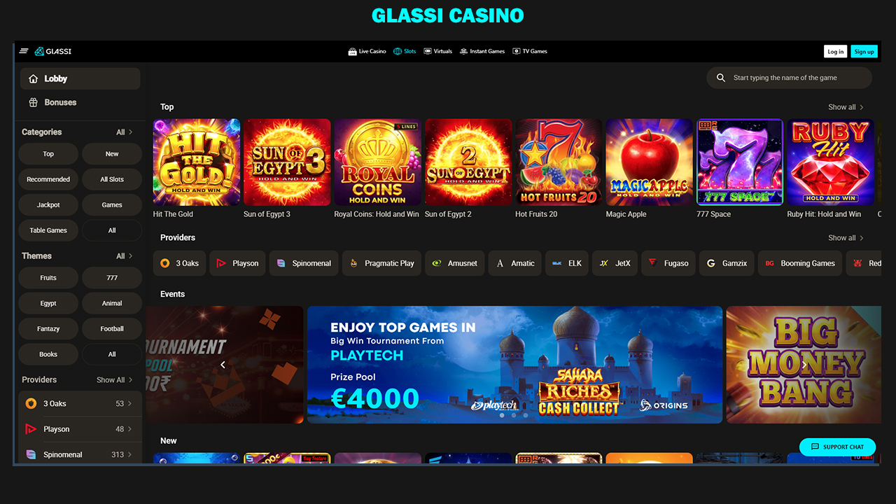 Glassi Casino in India
